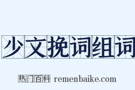 少文挽词组词是什么意思的图片